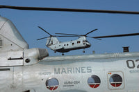US Marine Corps CH-46 Sea Knight Helicopters Fine Art Print by Stocktrek Images