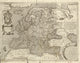 Map of Europe, 1600 Fine Art Print by Science Source