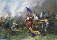 Molly Pitcher at the Battle of Monmouth Fine Art Print