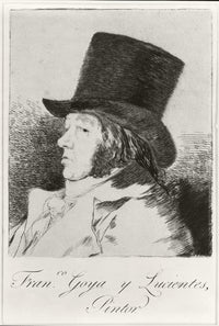 Self Portrait Fine Art Print by Francisco Goya - 1746 to 1828