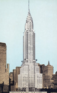 Chrysler Building 1930s Art Print - Iconic New York Architecture by Granger Collection
