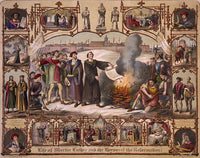 Life of Martin Luther and Heroes of the Reformation Fine Art Print by Science Source
