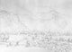 Native Americans: Village, 1844 Pencil Sketch Fine Art Print