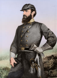 General Thomas Stonewall Jackson Portrait Print by Stocktrek Images