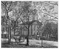 Ohio: Marietta College Line Engraving Fine Art Print by Granger Collection