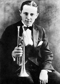 (Leon) Bix Beiderbecke Jazz Cornetist Poster Print (1924)