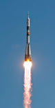 Soyuz TMA-18 Rocket Launch Poster Print by Stocktrek Images
