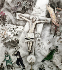 White Crucifixion Fine Art Print by Marc Chagall - 1938
