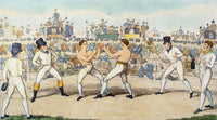 Boxing Match Fine Art Print - Jack Randall vs. Martin the Baker, 1821