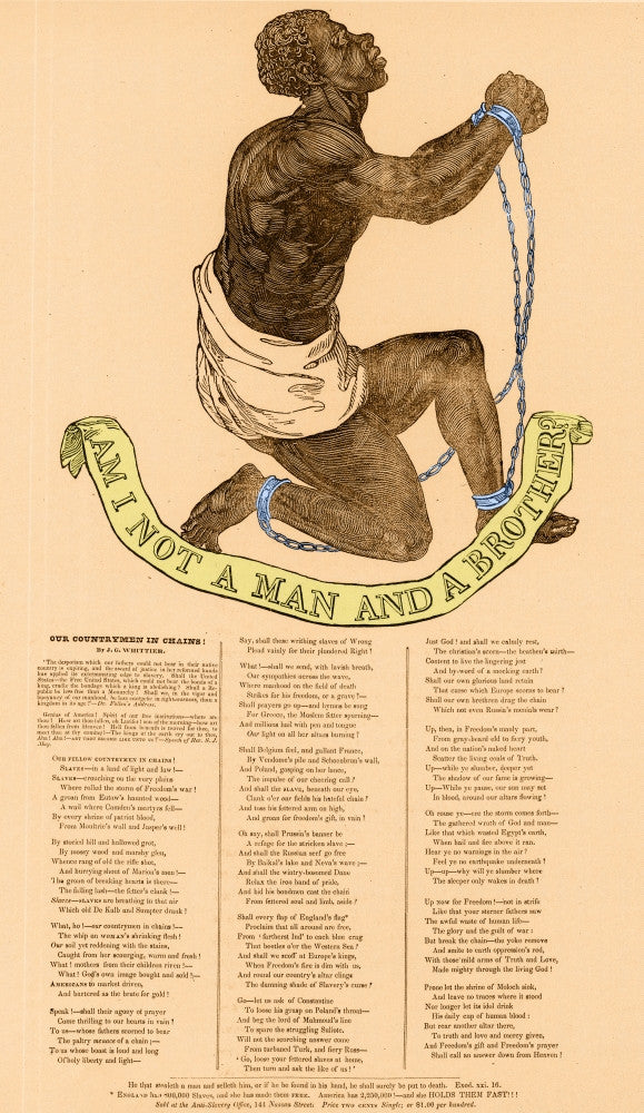 Am I Not A Man and A Brother Fine Art Print by Science Source