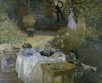 Lunch Fine Art Print by Claude Monet - Musee d'Orsay, Paris