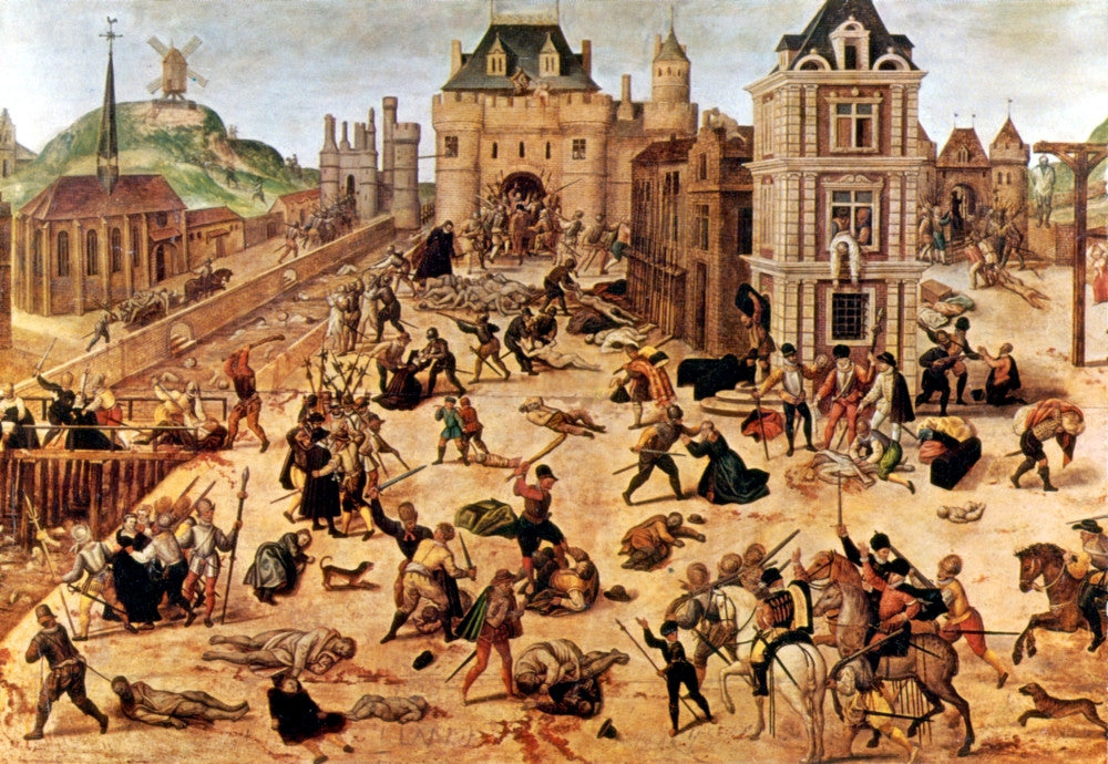 St. Bartholomew's Day Massacre 1572 Fine Art Poster Print