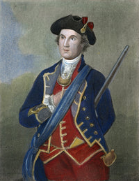 George Washington as Colonel in Virginia Militia Fine Art Print