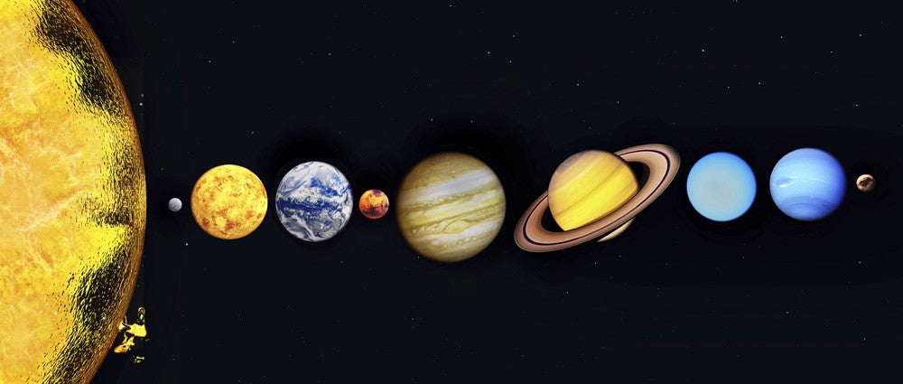 The Sun and Planets of Our Solar System Fine Art Print by Mark Stevenson