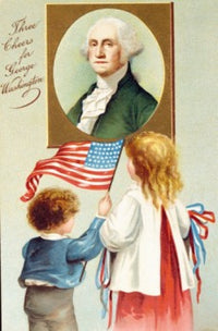 George Washington's Birthday Nostalgia Cards Fine Art Print