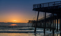 Pismo Beach Pier at Sunset Fine Art Print by Panoramic Images