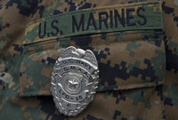 Close-Up of U.S. Marine Duty Master-at-Arms Badge Poster Print