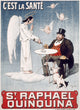 Vintage French Alcohol Advertisement Print - St Raphael Aperitif