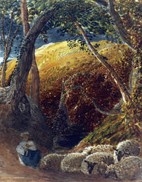 The Magic Apple Tree Fine Art Print by Samuel Palmer