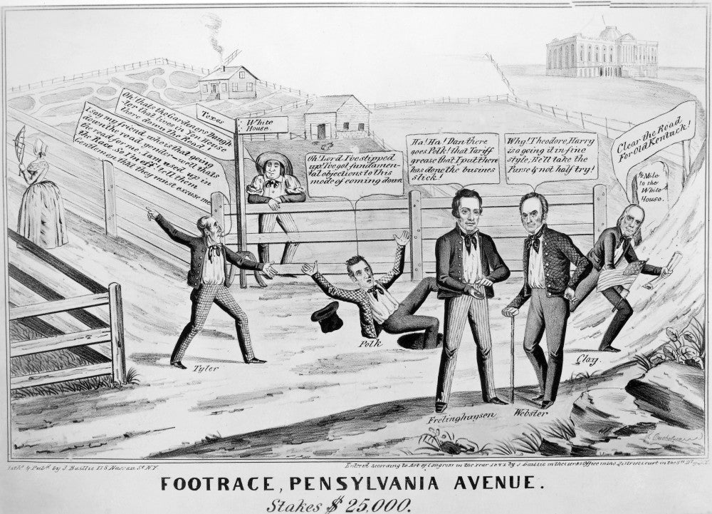 Presidential Campaign 1844 Fine Art Print - Henry Clay Lithograph