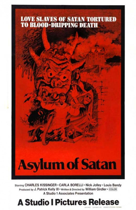 Asylum of Satan Movie Poster - 11x17 Print