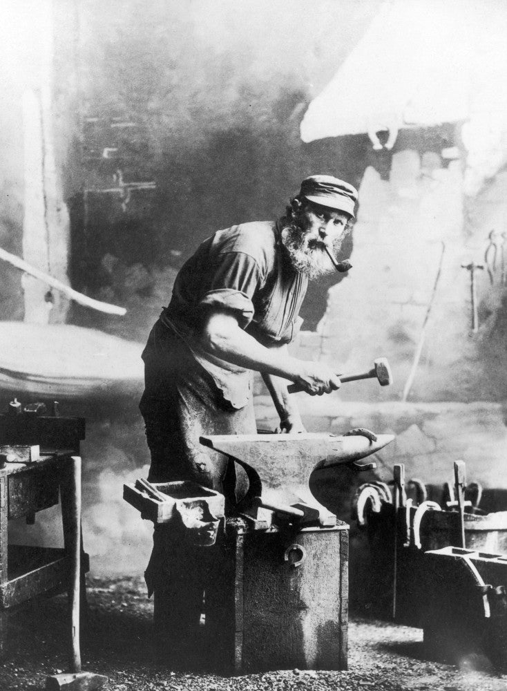 Blacksmith Fine Art Print, 1900 by Granger Collection
