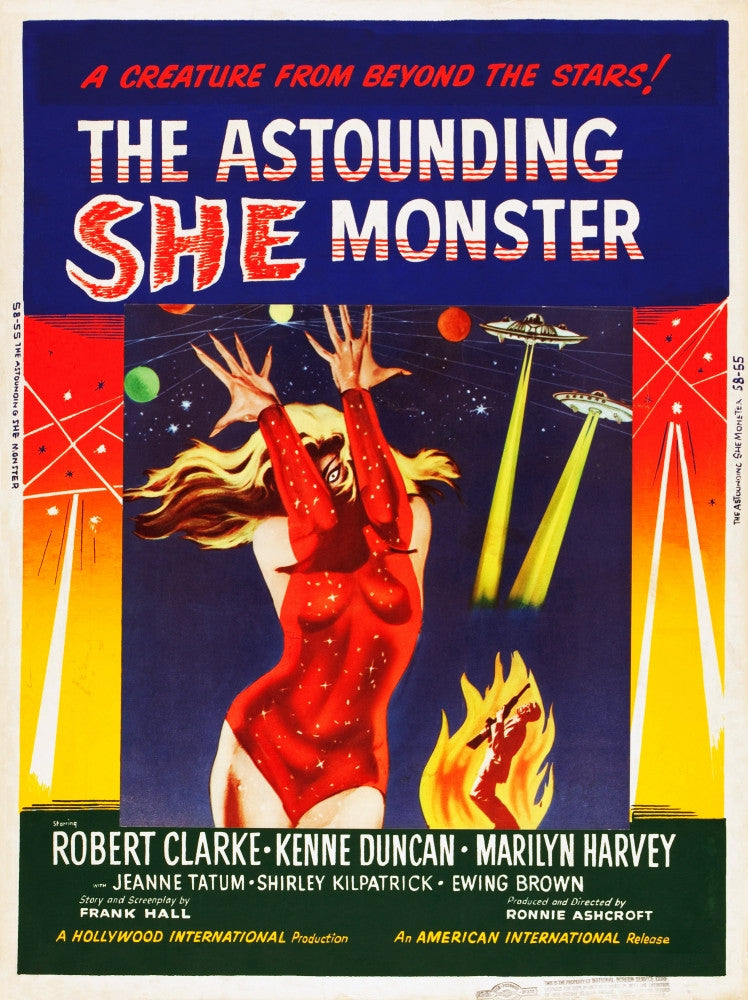 The Astounding She-Monster Movie Poster Art – 1957 Masterprint