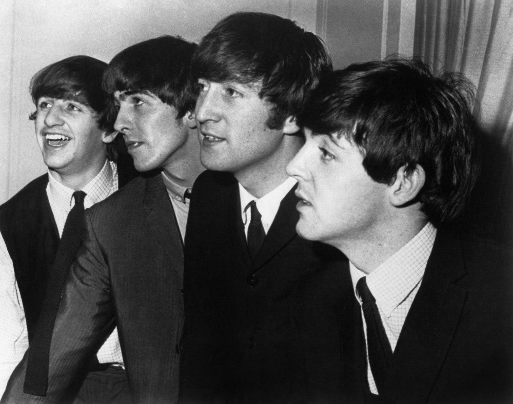 The Beatles Fine Art Print Featuring Ringo Starr, John Lennon, Paul McCartney, and George Harrison