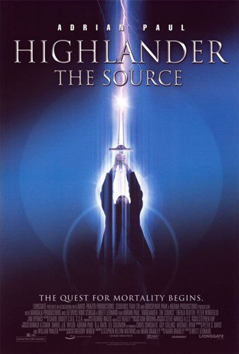 Highlander The Source Movie Poster - 11 x 17 | Posterazzi