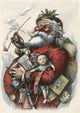 Nast: Santa Claus 1880 Wood Engraving Fine Art Print by Granger Collection