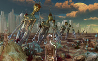 Reptoid Aliens Discover Ancient Past - Fine Art Print
