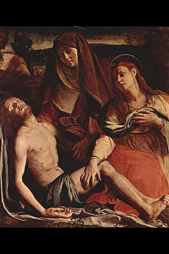 Christ and Maria Magdalena Fine Art Print by Bronzino