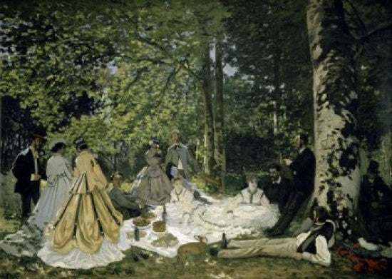 The Picnic Fine Art Print by Claude Monet - Hermitage Museum