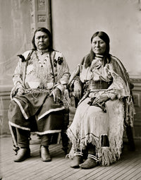 Indian Group: Chief Ouray & Chipeta Fine Art Print