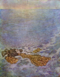 The Mermaid Illustration by Edmund Dulac - Fine Art Print