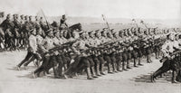 Russian Infantry Regiment in Fighting Kit - World War I Fine Art Print by Ken Welsh