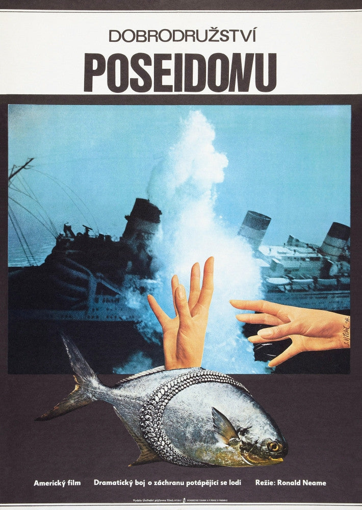 The Poseidon Adventure 1972 Czech Movie Poster Print