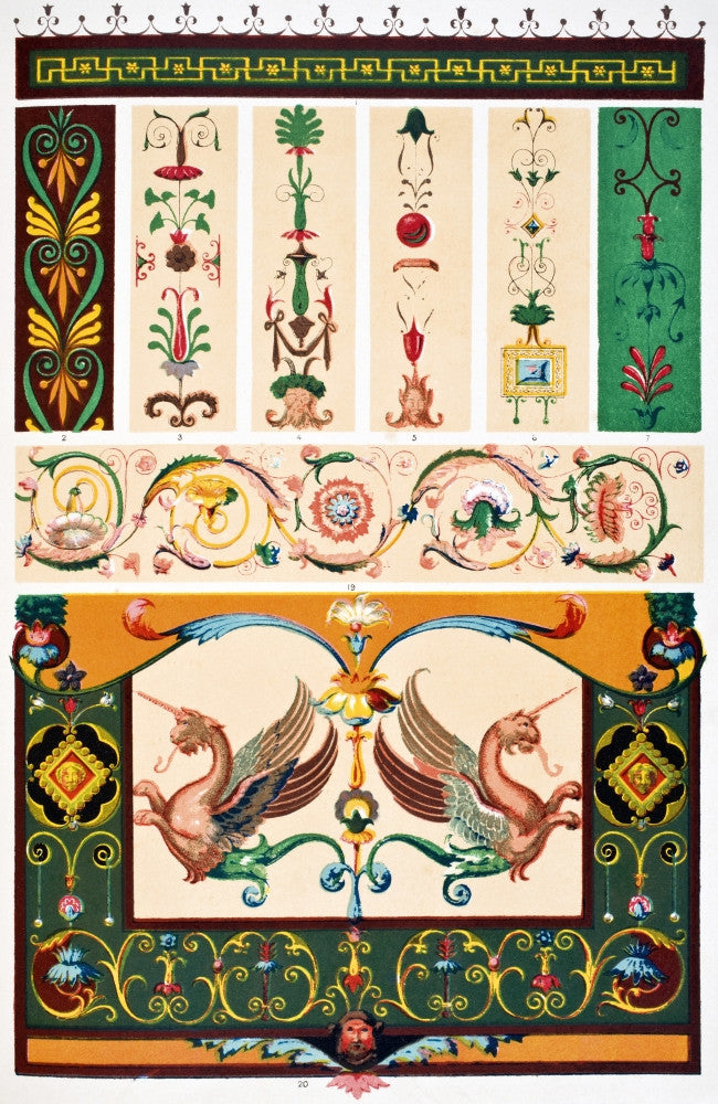Italian No 1 Plate LXXXVI Fine Art Print by Owen Jones | Posterazzi