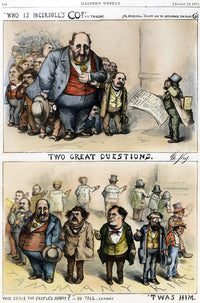Tweed Cartoon Print from 1871 - Political Satire Art by Thomas Nast