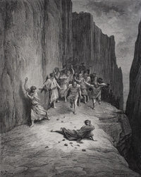 Purgatory Engraving by Gustave Doré - Fine Art Print