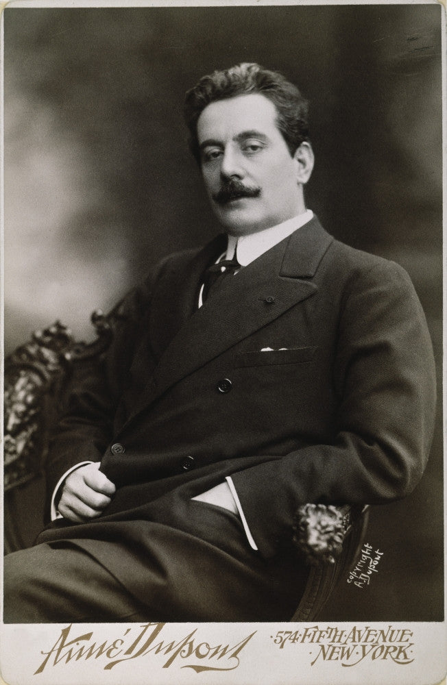 Giacomo Puccini 1908 Fine Art Print by Granger Collection
