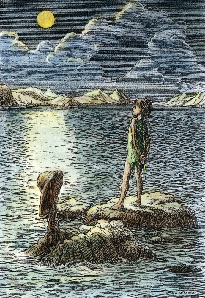 Peter Pan 'To Die Will Be An Awfully Big Adventure' Fine Art Print by Francis D. Bedford