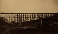 Military Railroad Bridge Over Potomac Creek Fine Art Print