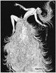 Art Deco Showgirl Sketch Poster Print by Mary Evans - 1926