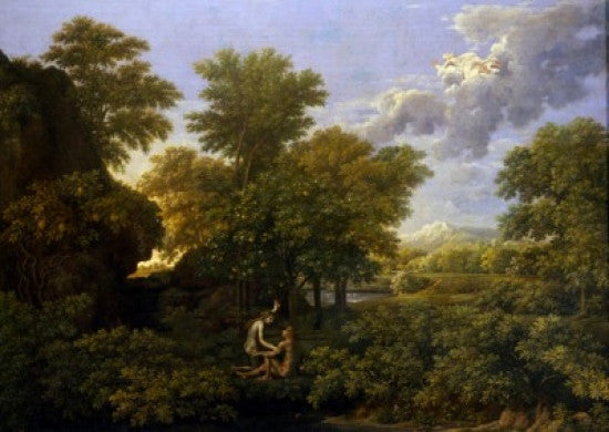Spring or the Earthly Paradise Fine Art Print by Nicolas Poussin