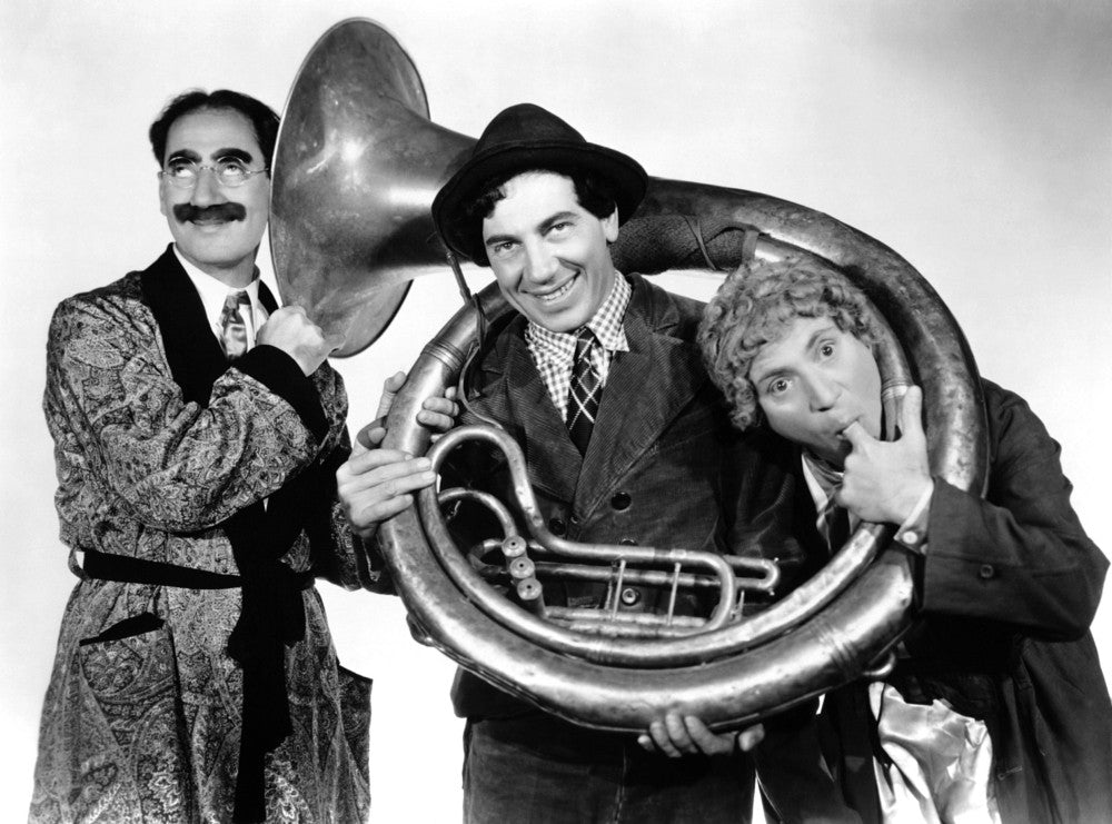 A Day At The Races Fine Art Print Featuring Marx Brothers