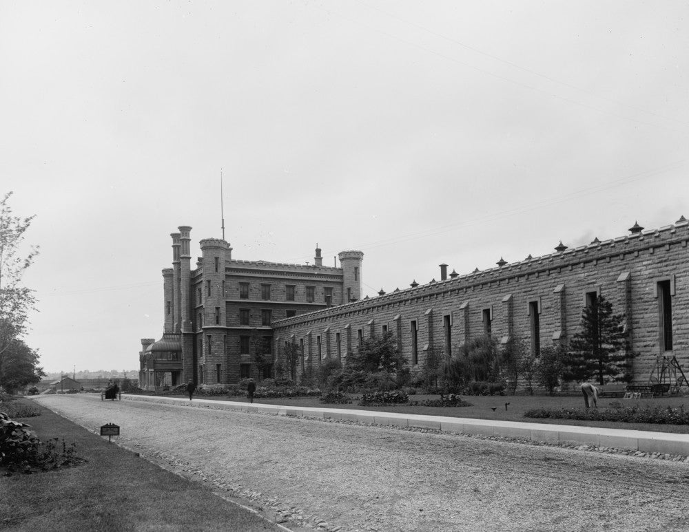 Historic Photograph of Illinois State Penitentiary - Fine Art Print