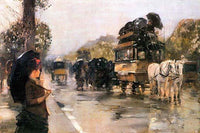 Champs Élysées Paris Fine Art Print by Frederick Childe Hassam
