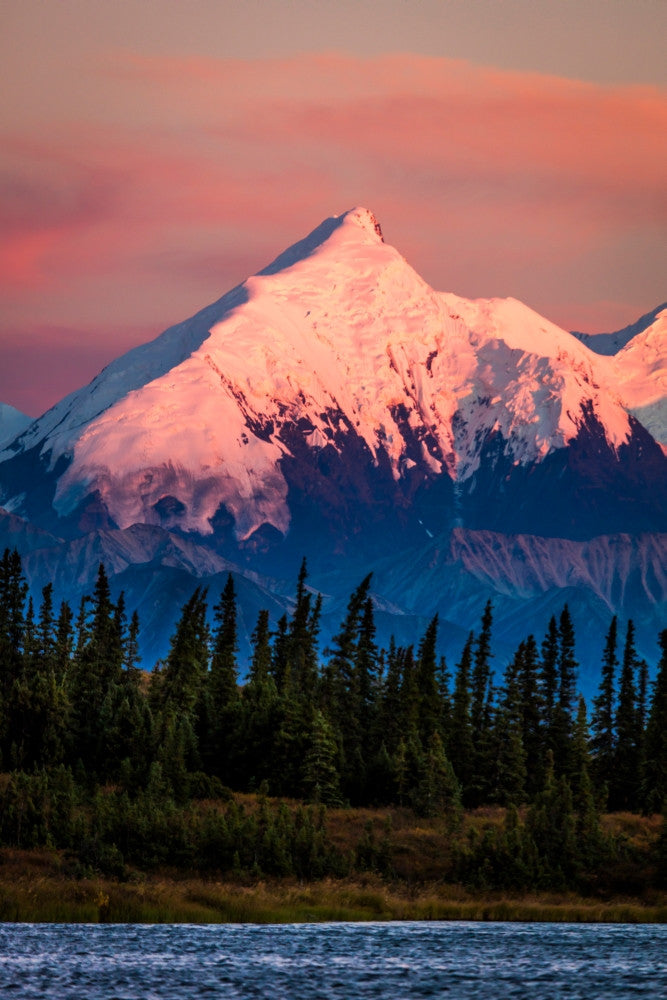 Mount Denali Fine Art Print from Wonder Lake, Denali National Park by Panoramic Images