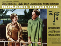 Bonjour Tristesse Movie Poster Masterprint featuring Jean Seberg & Deborah Kerr (1958)
